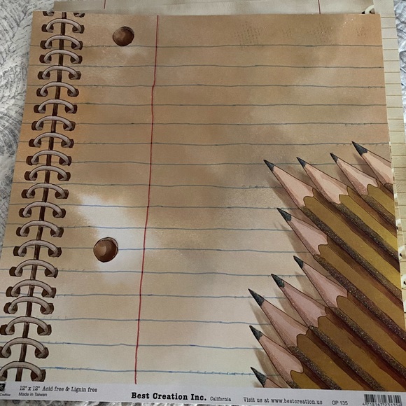 ✏️📓 “SCHOOL DAYS” STICKERS & SCRAPBOOK PAPER BUNDLE. RETIRED DESIGN! - Picture 11 of 12